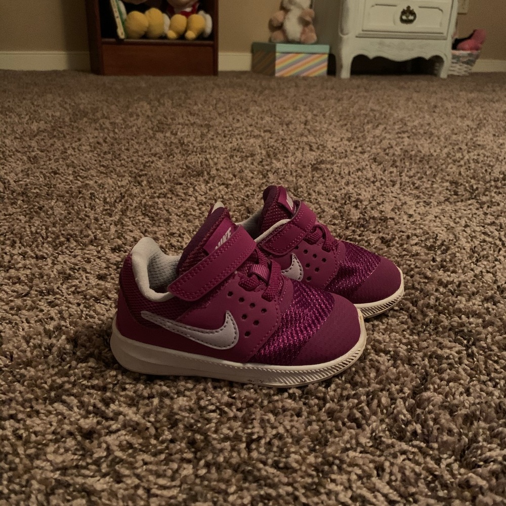 Purple toddler Nike’s